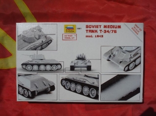 Zvezda 5001  Soviet medium Tank T-34/76 (Mod.1943)
